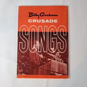 Billy Graham Crusade Songs Song Book Compiled By Cliff Barrows 1969